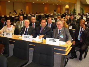 Marquezelli fala sobre questão do pessoal pré-75 em reunião da OIT, em Genebra