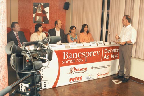 Confira resumo do debate entre candidatos do Banesprev