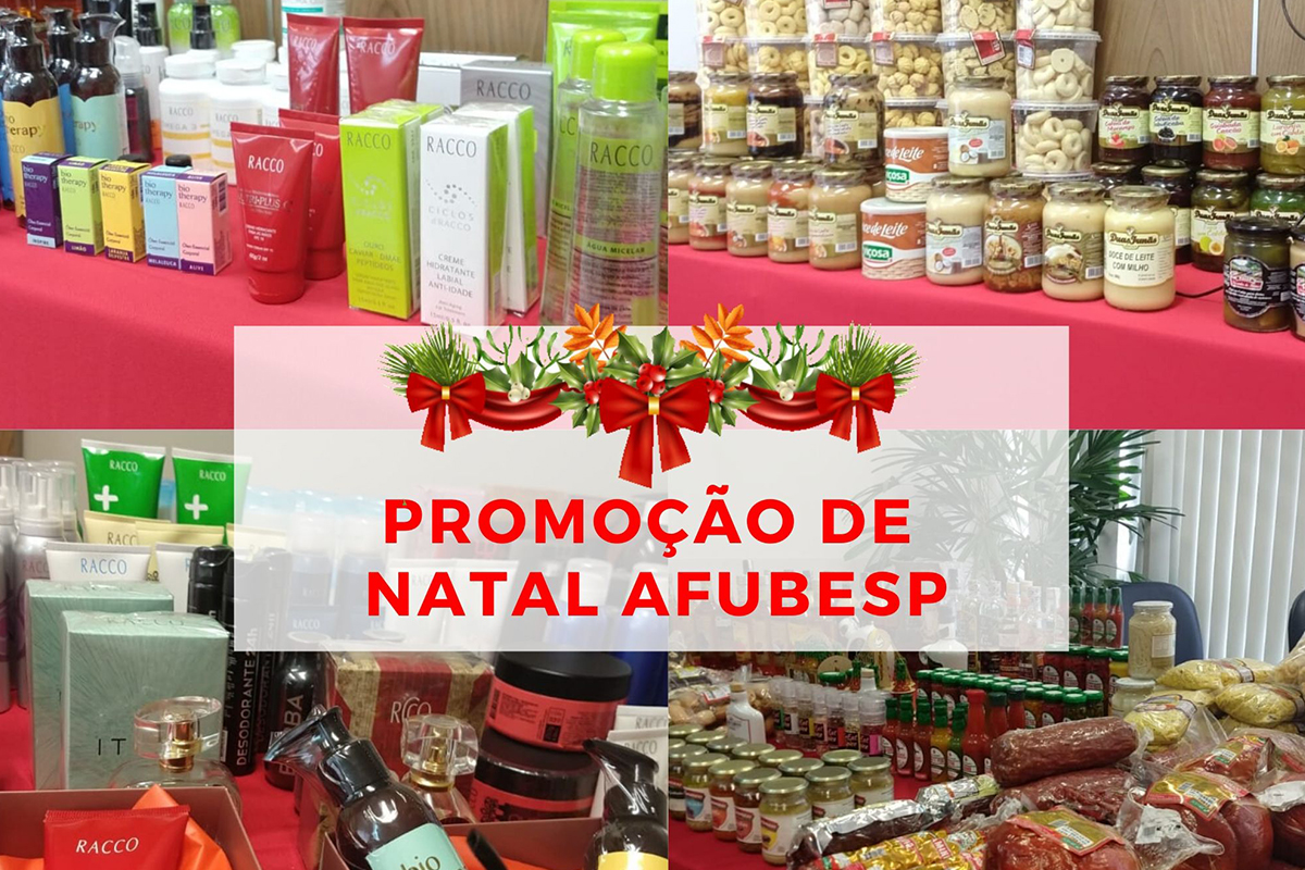 Até dia 20 tem Promoção de Natal da Afubesp - Afubesp