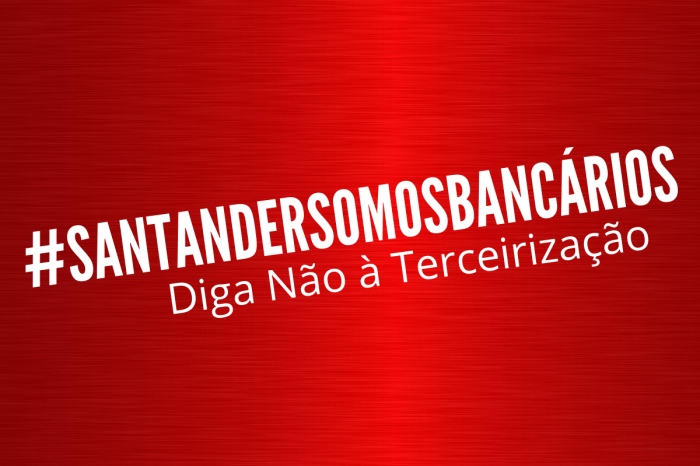 Bancários se manifestam ao MPT contra terceirização no Santander