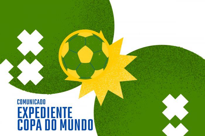 Copa do Mundo: expediente hoje durante o jogo do Brasil